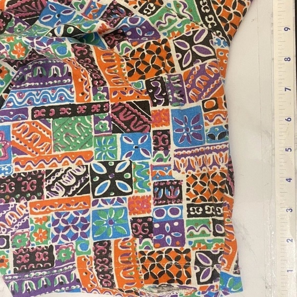 Vtg Simply Basic Shorts Womens XS Retro Colorblock Bermuda Pull Up 80s/90s​​​​ - Picture 5 of 5